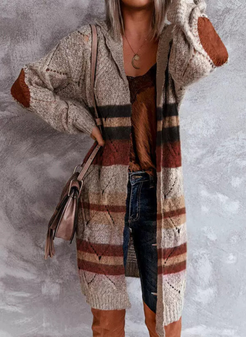 ZARA Long Sleeve Knit Cardigan Sweater